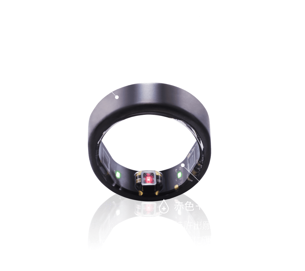 複数センサー技術を搭載したリングについて説明する画像