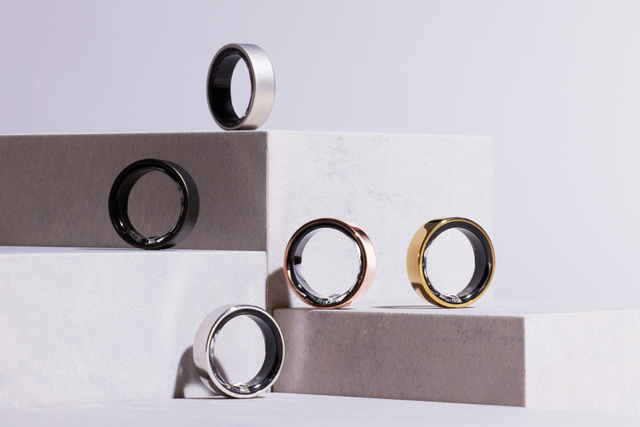 SOXAI RING 2, shown in five finishes.