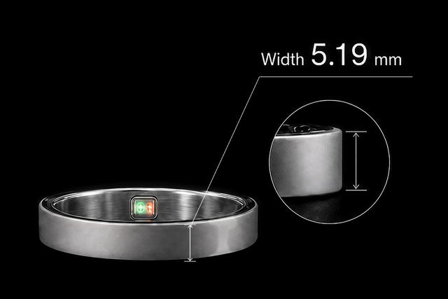 SOXAI RING X, with its 5.19 mm ring width called out.