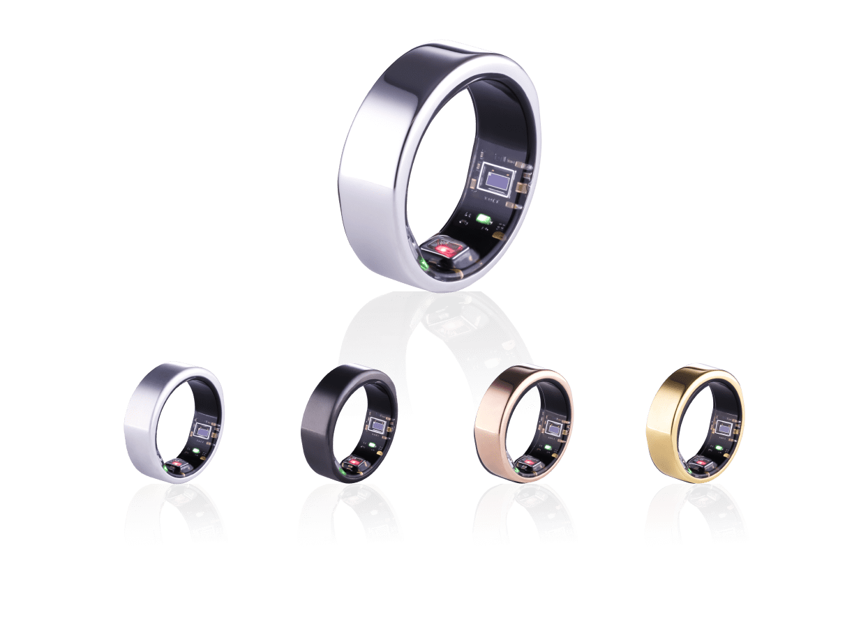 大きなSOXAI RING1.1が1個、小さなSOXAI RING1.1が並んでいる画像